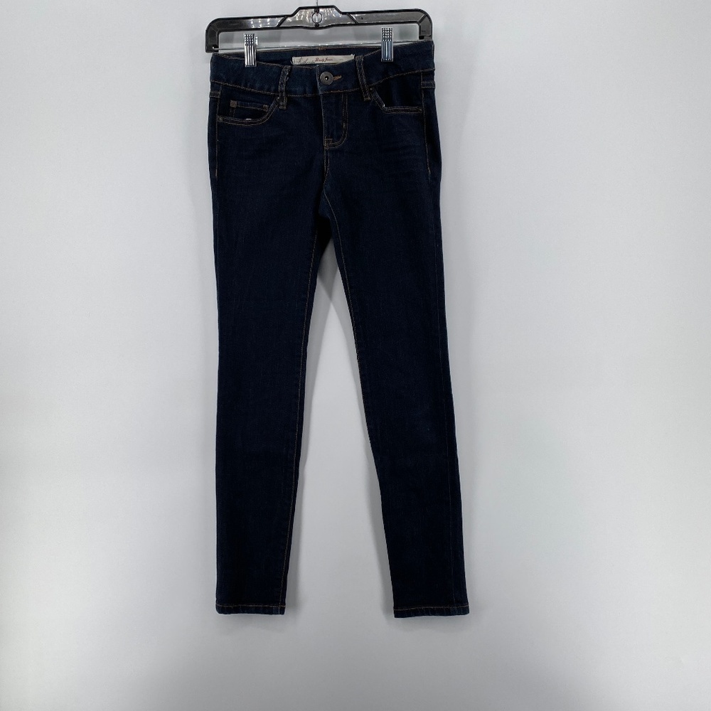 Brody Jeans Women's Size 25 Mid Rise Skinny Denim Ankle Length Dark Blue